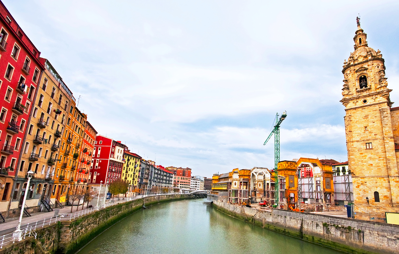 Bilbao Airport serves Bilbao city in Spain.